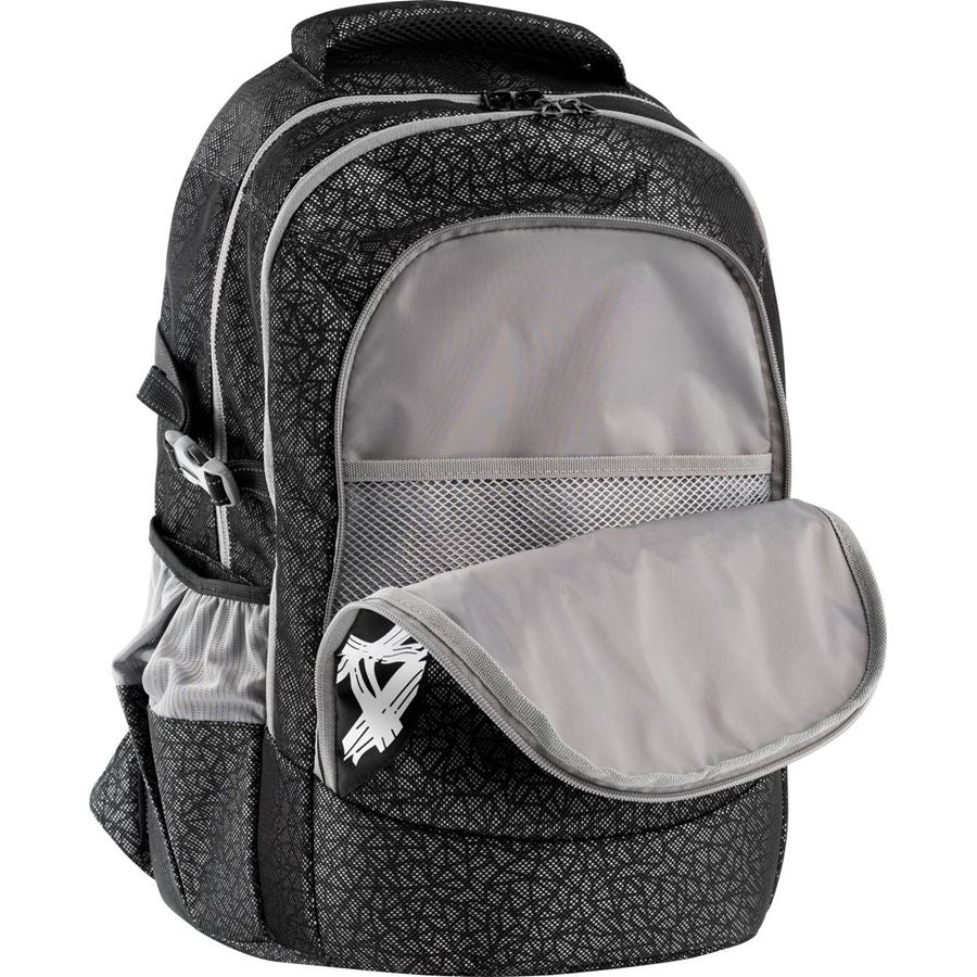 Eberhard Faber Schulrucksack, Schwarz, Grau, 30 l, 32×47×21 cm