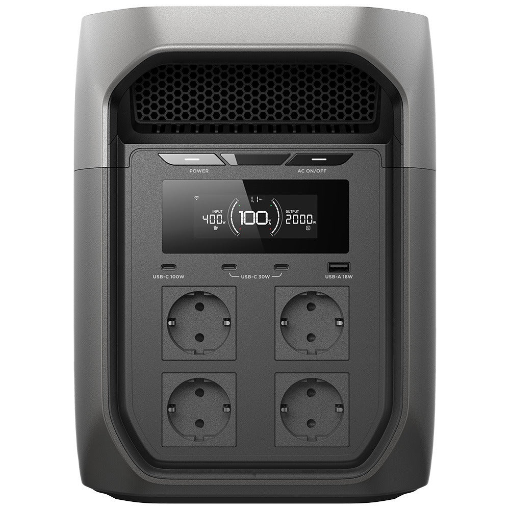 EcoFlow Delta Max 3 – Powerstation – 2'048 Wh, 2'400 W, LiFePO4