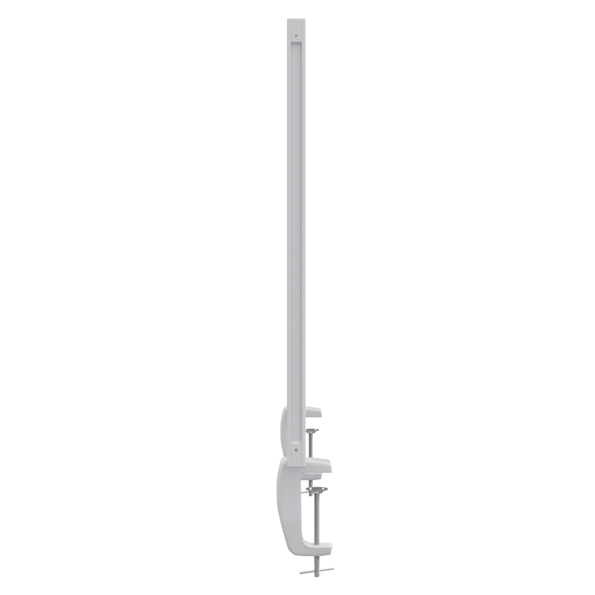 Magnetoplan Tischtrennwand VarioPin – 800 × 500 mm – doppelseitig (Whiteboard/Filz) – grün – mit Tischklemme