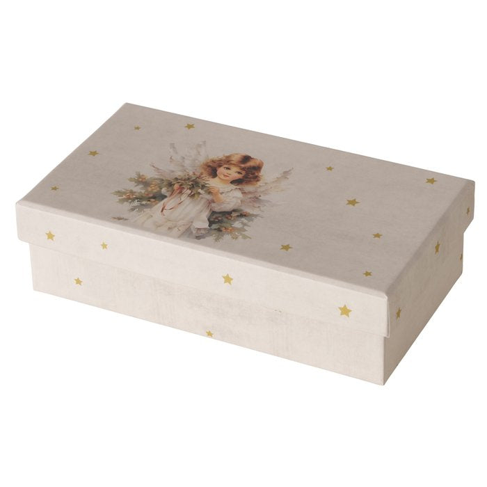 Boltze Geschenkbox – Papier, Beige, Gold, Weiss – 4 Stk.