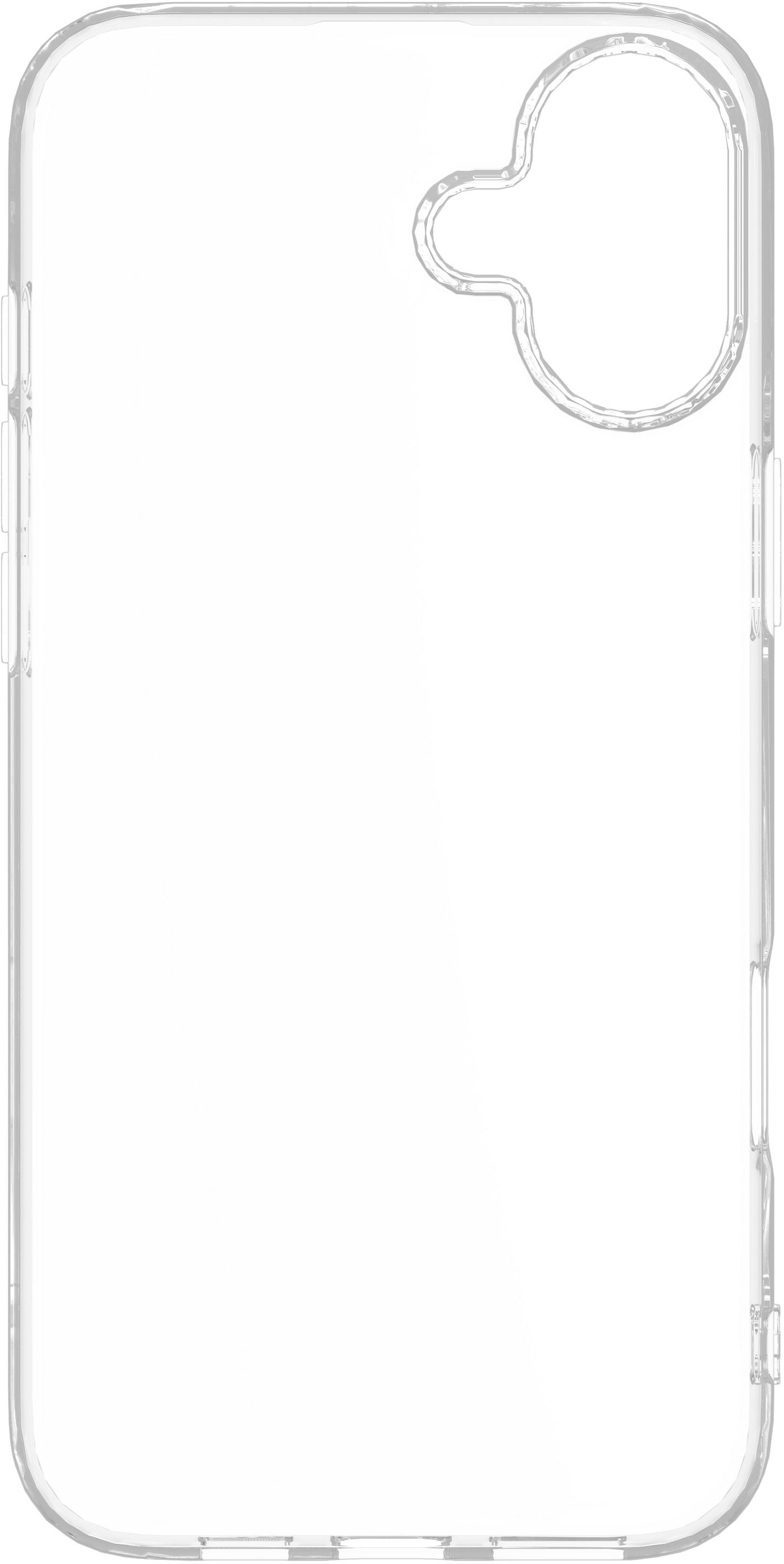 eSTUFF INFINITE (GRS) VIENNA Backcover – für Apple iPhone 16 Plus, TPU, Transparent