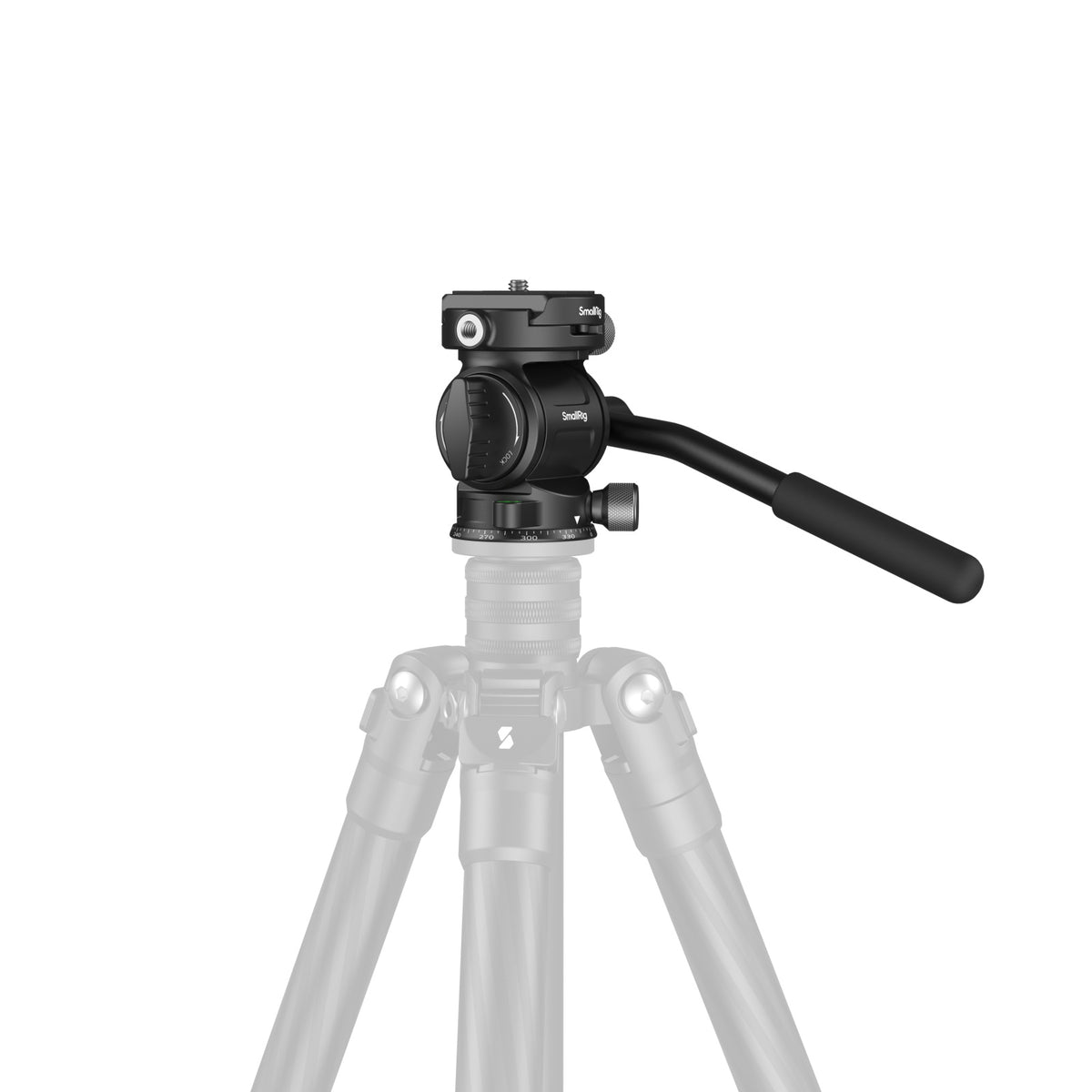 SmallRig CH3 Fluid-Videokopf – 85 mm, 271 g, Traglast 3 kg, 360° – für 1/4" – Schwarz