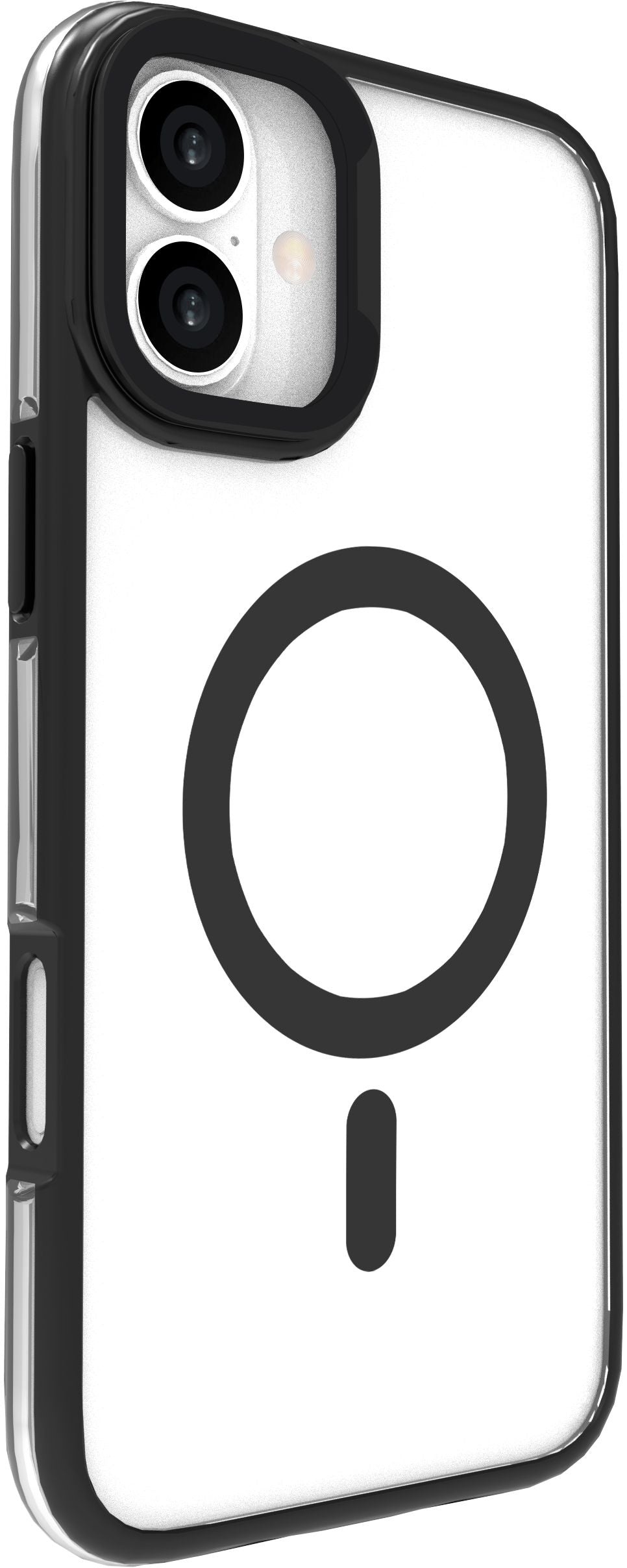eSTUFF INFINITE (GRS) HELSINKI Backcover – für Apple iPhone 16 Plus, mit Ständer, PC+TPU, Transparent