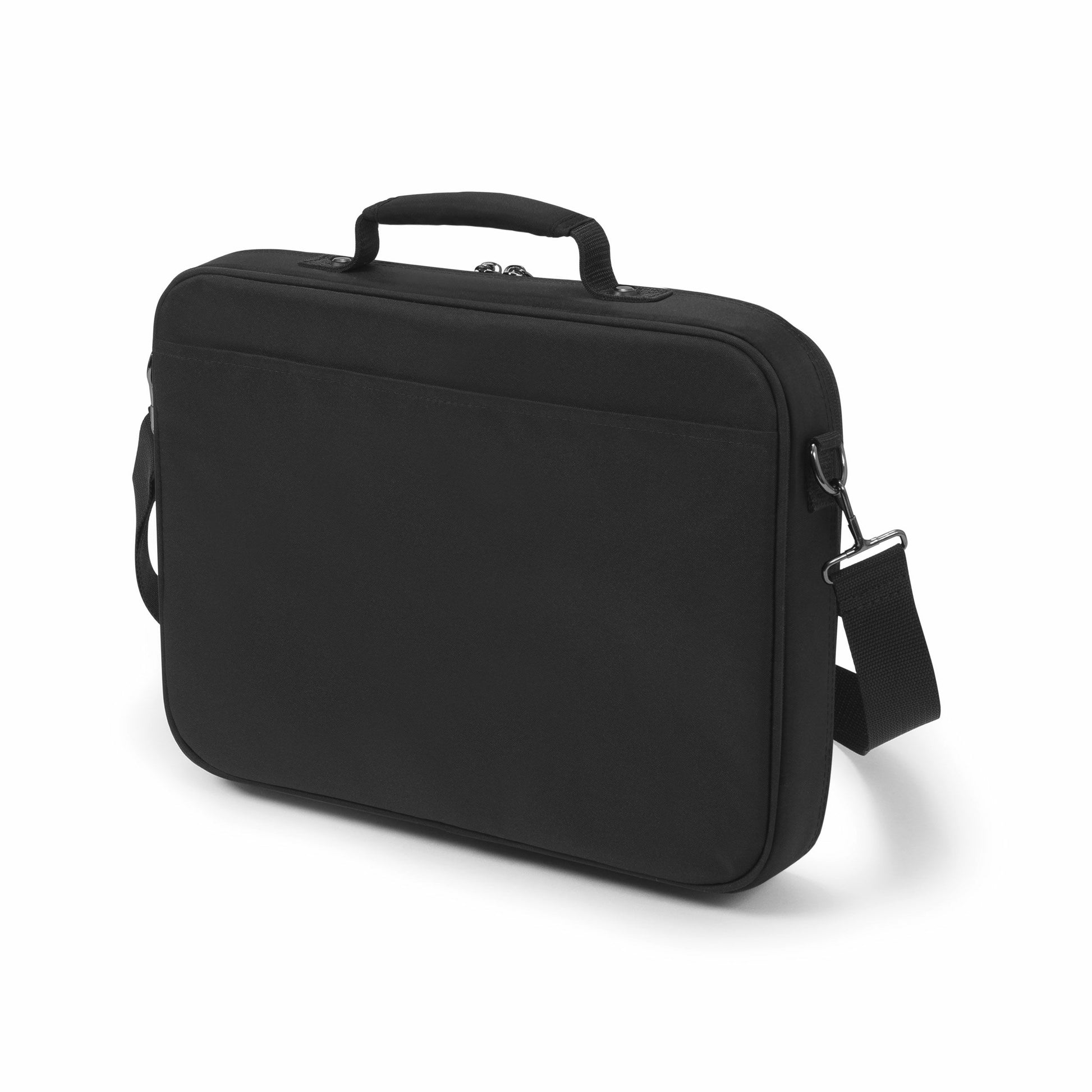 DICOTA Eco Multi BASE Notebook-Tasche bis 15,6" – Aus recyceltem PET, abnehmbarer Schultergurt – Schwarz
