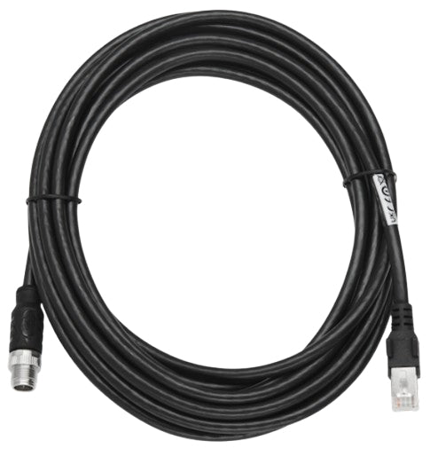 Zebra Ethernetkabel – 15 m, M12–RJ45, Schwarz – 1 Stk.