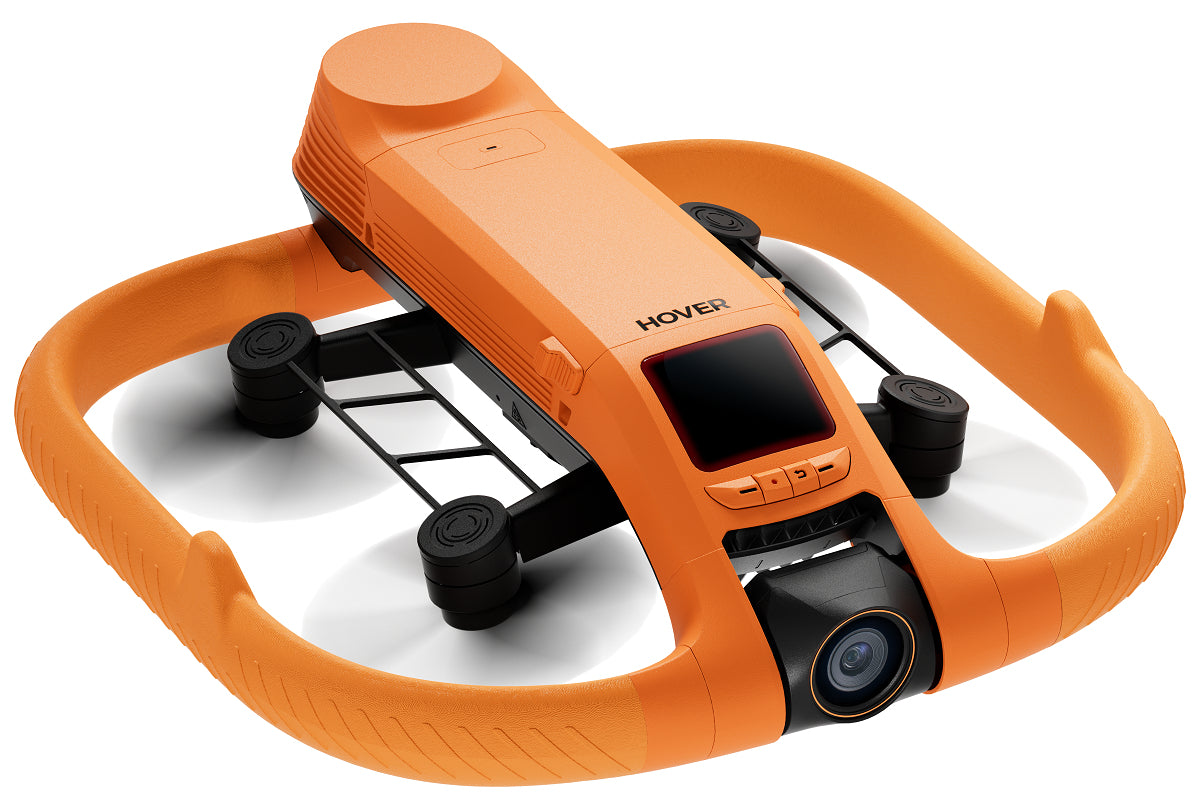HOVERAir AQUA Retail Combo – Unterwasser-Drohne, 12 MP, 4K, Orange