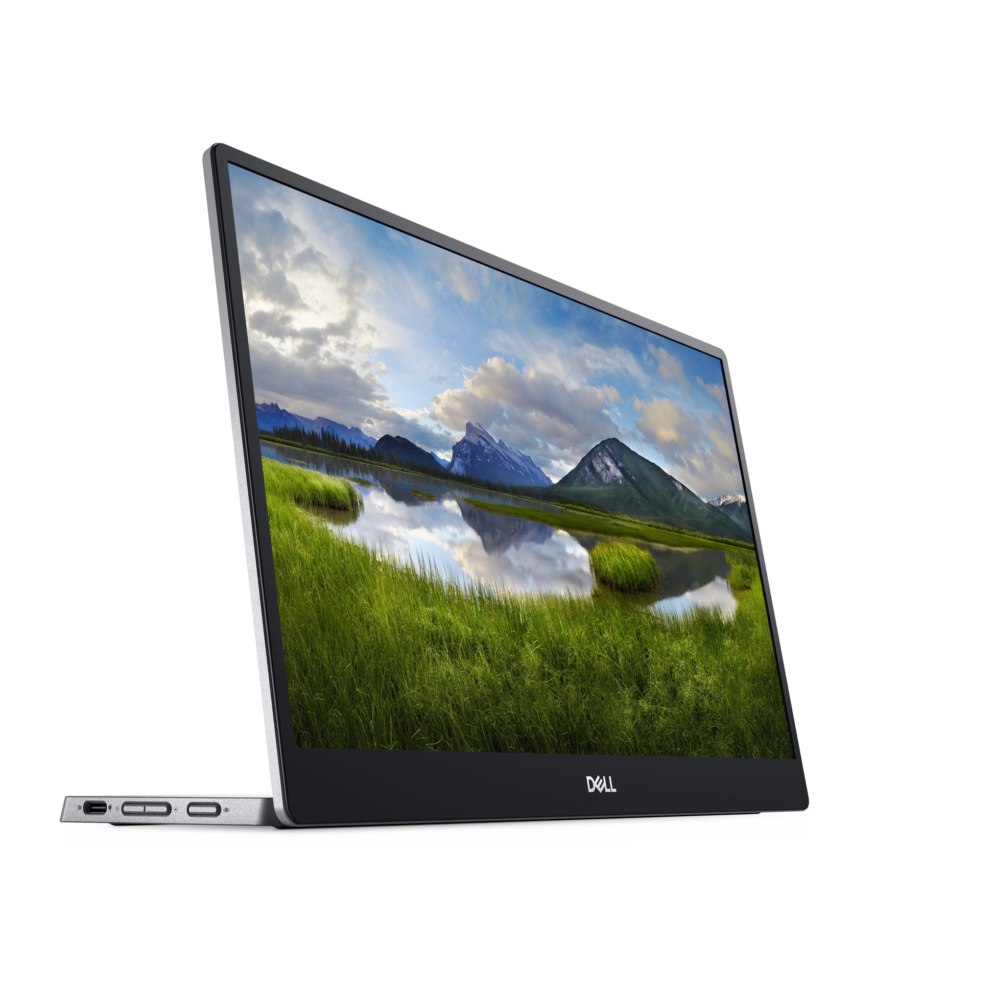 DELL P1424H – Portabler Monitor, 14", IPS, 60 Hz, 300 cd/m², 2× USB-C (DP Alt Mode, PD 65W), Grau