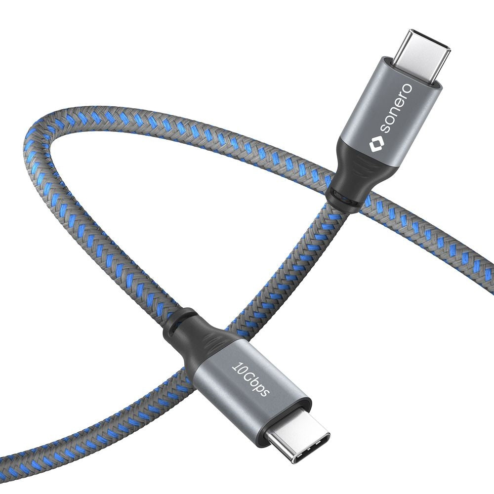 Sonero – USB-Kabel, USB-C zu USB-C, 1 m, USB 3, Lade-/Datenkabel