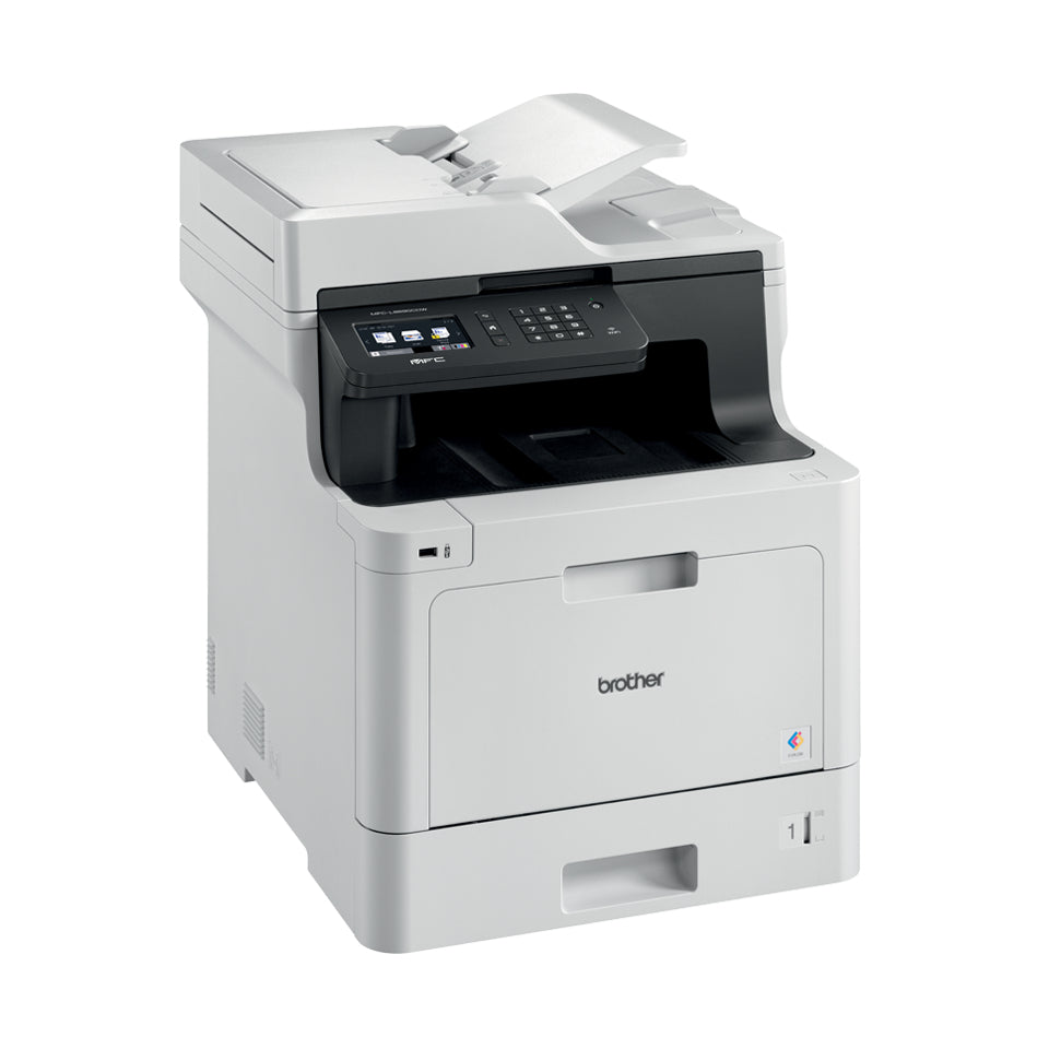Brother Mfc-L8690Cdw – Farblaser-Multifunktionsdrucker, A4, 4-in-1, Duplex, ADF, WLAN/LAN, AirPrint, Mopria