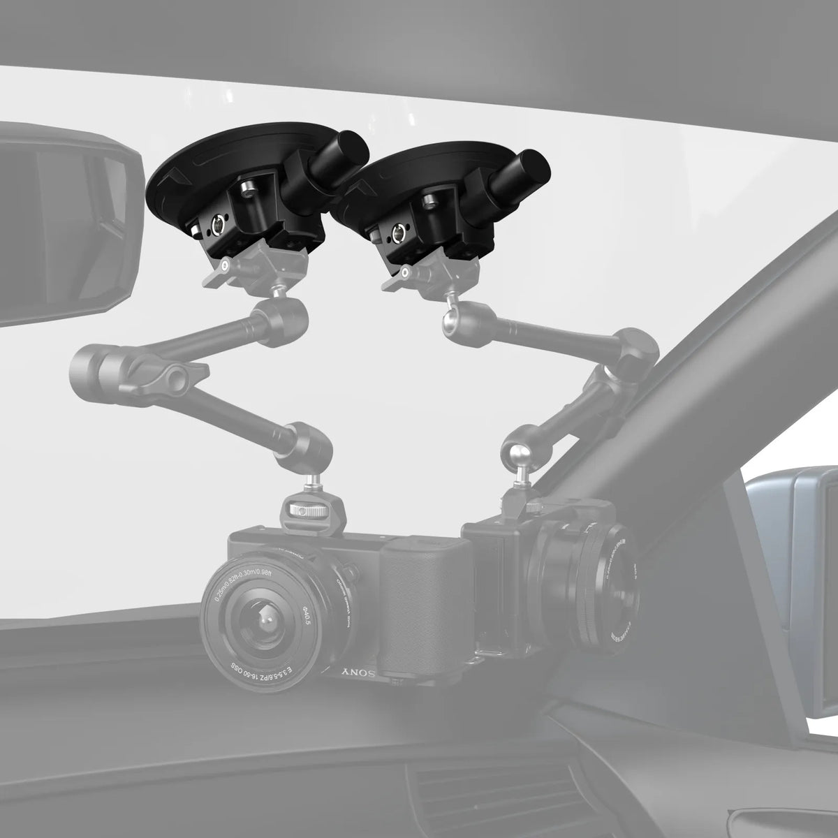 SmallRig 4122B Saugnapfhalterung – Schwarz