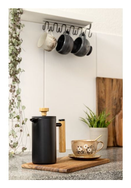 Furber. Furber French Press / Kaffeebereiter – 1 l, 8 Tassen, Bambus/Edelstahl