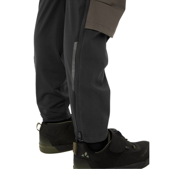 VAUDE Softshellhose, Qimsa Pro – S – Braun/Schwarz, Polyester/Elasthan, wasser- & winddicht, atmungsaktiv