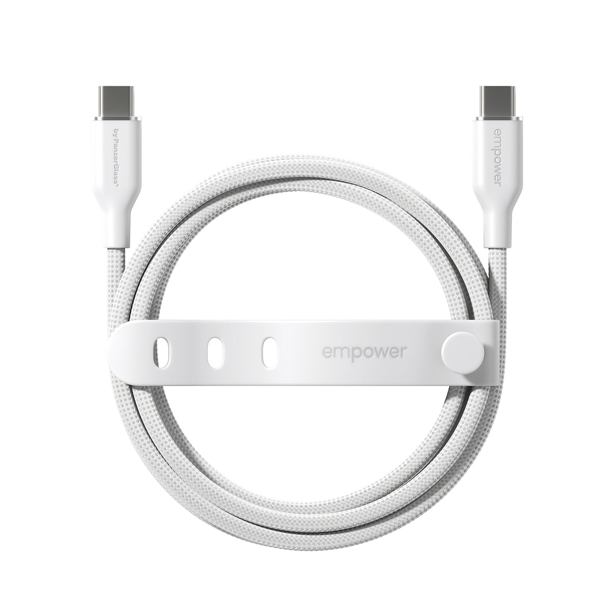 PanzerGlass USB-C auf USB-C Kabel – USB 2.0 (480 Mbit/s) – 1,2 m – PD 60 W – Silber