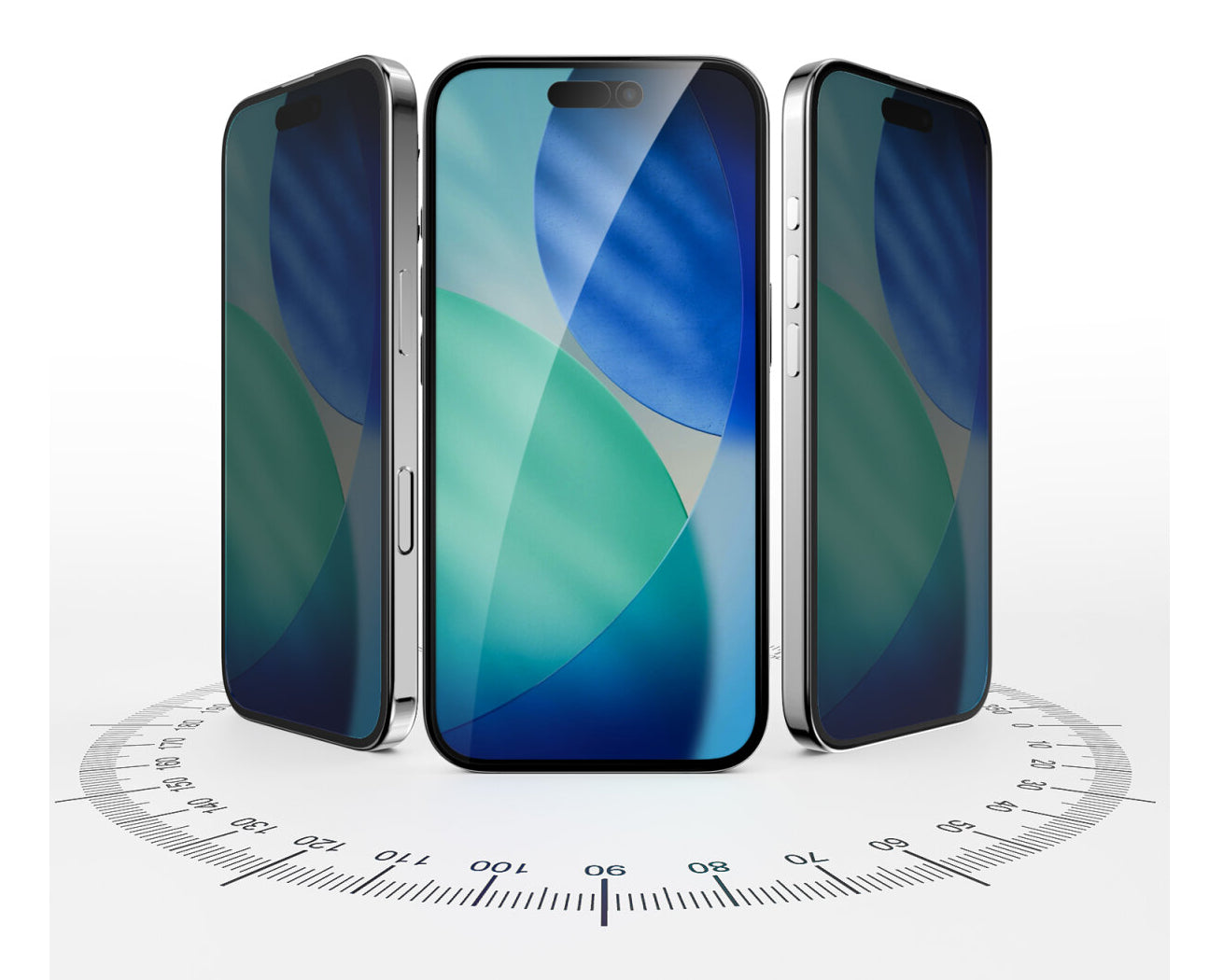 4smarts Privacy-Filter (Panzerglas), Case Friendly – für iPhone 17 – mit Applikator