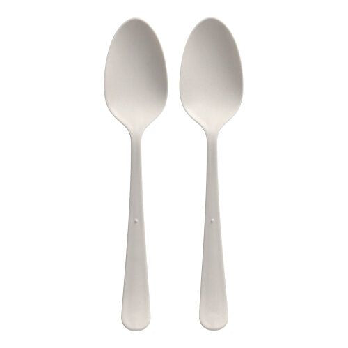 Papstar CIRCULWARE Einweg-Suppenlöffel – 200 Stk., 19 cm, Polypropylen, Weiss, spülmaschinengeeignet