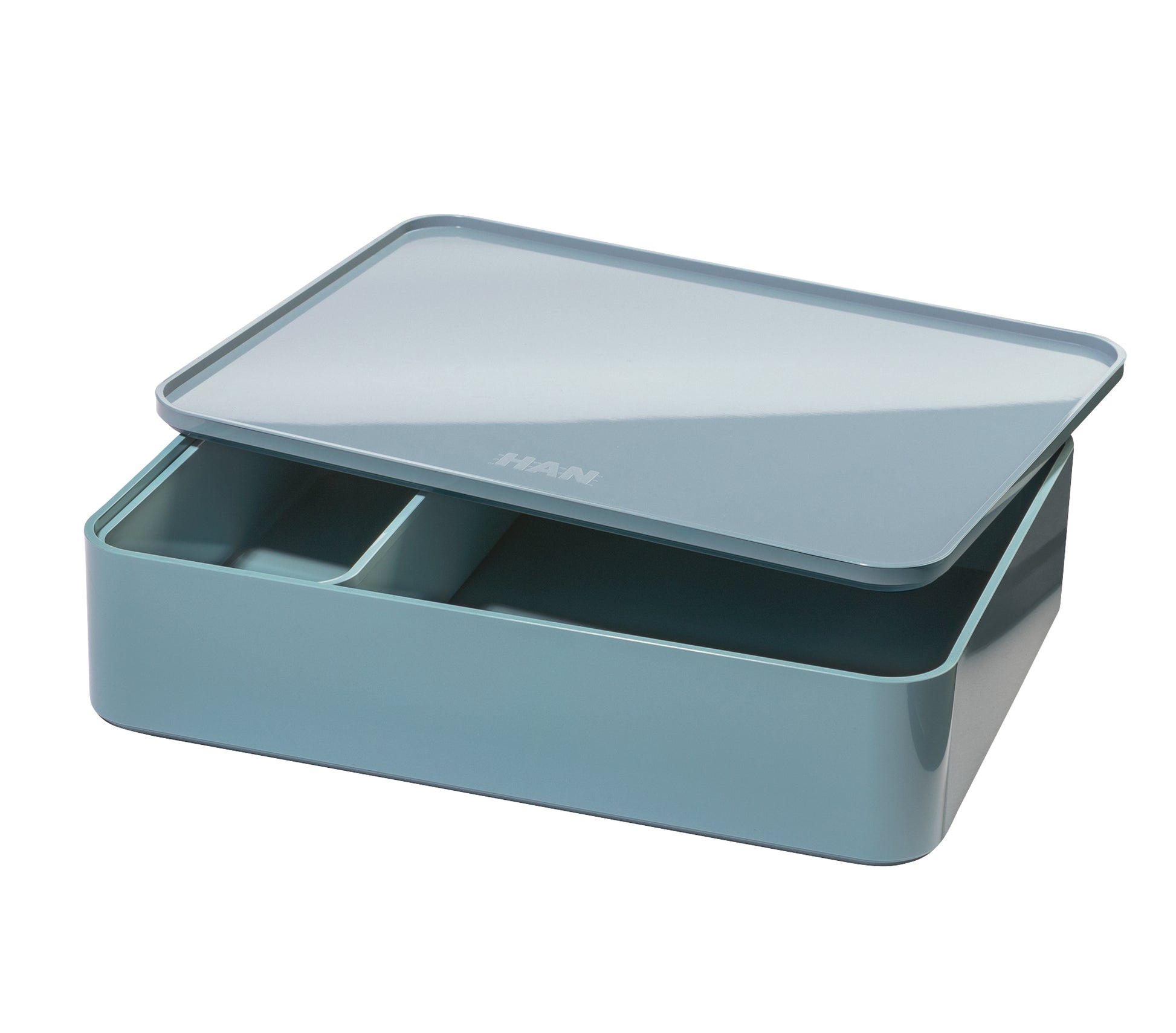 HAN Smart Organizer Allison 1110-44 Utensilienbox – 0,6 l, blau, ABS, B 260 × H 68 × T 195 mm