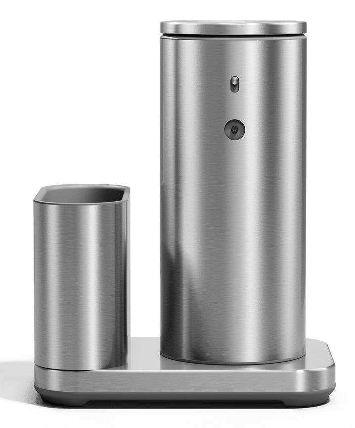 Simplehuman ST1086 automatischer Seifenspender – Tisch – Edelstahl, Silber