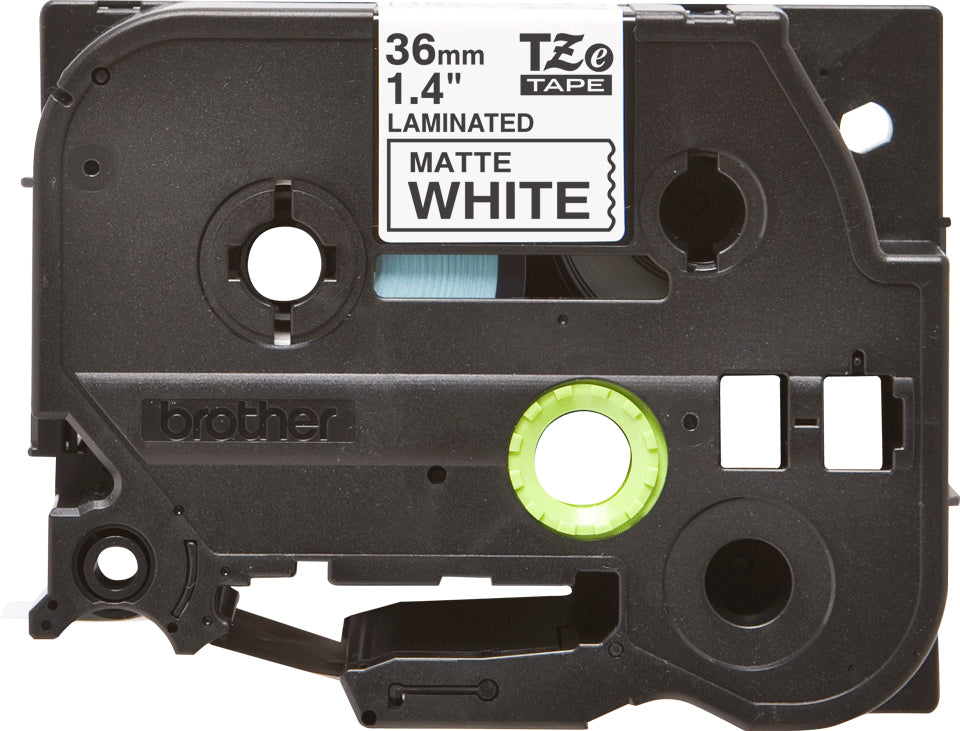Brother TZe-M261 Schriftband – Schwarz auf Weiss – 40 mm × 8 m, laminiert – für Brother P-touch