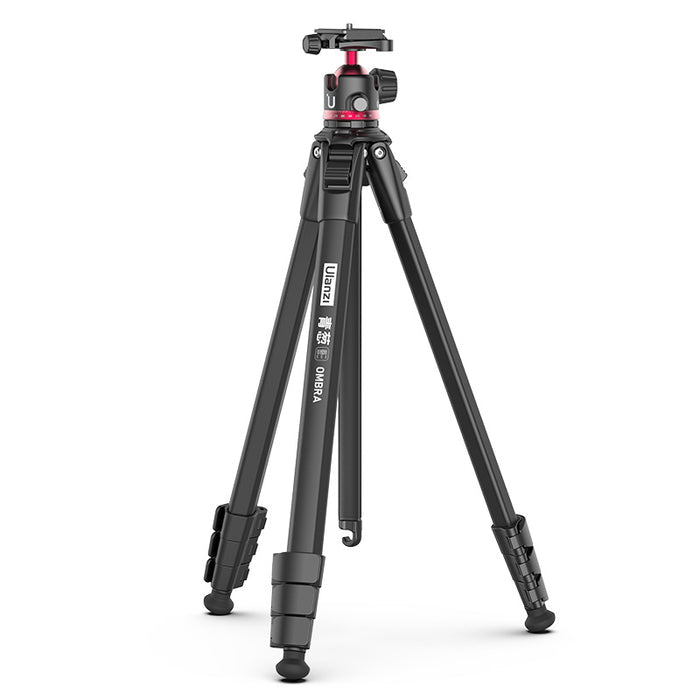 Ulanzi MT-55 B Dreibeinstativ – bis 158 cm, 8 kg Traglast – Kugelkopf, Schnellwechselplatte – Schwarz