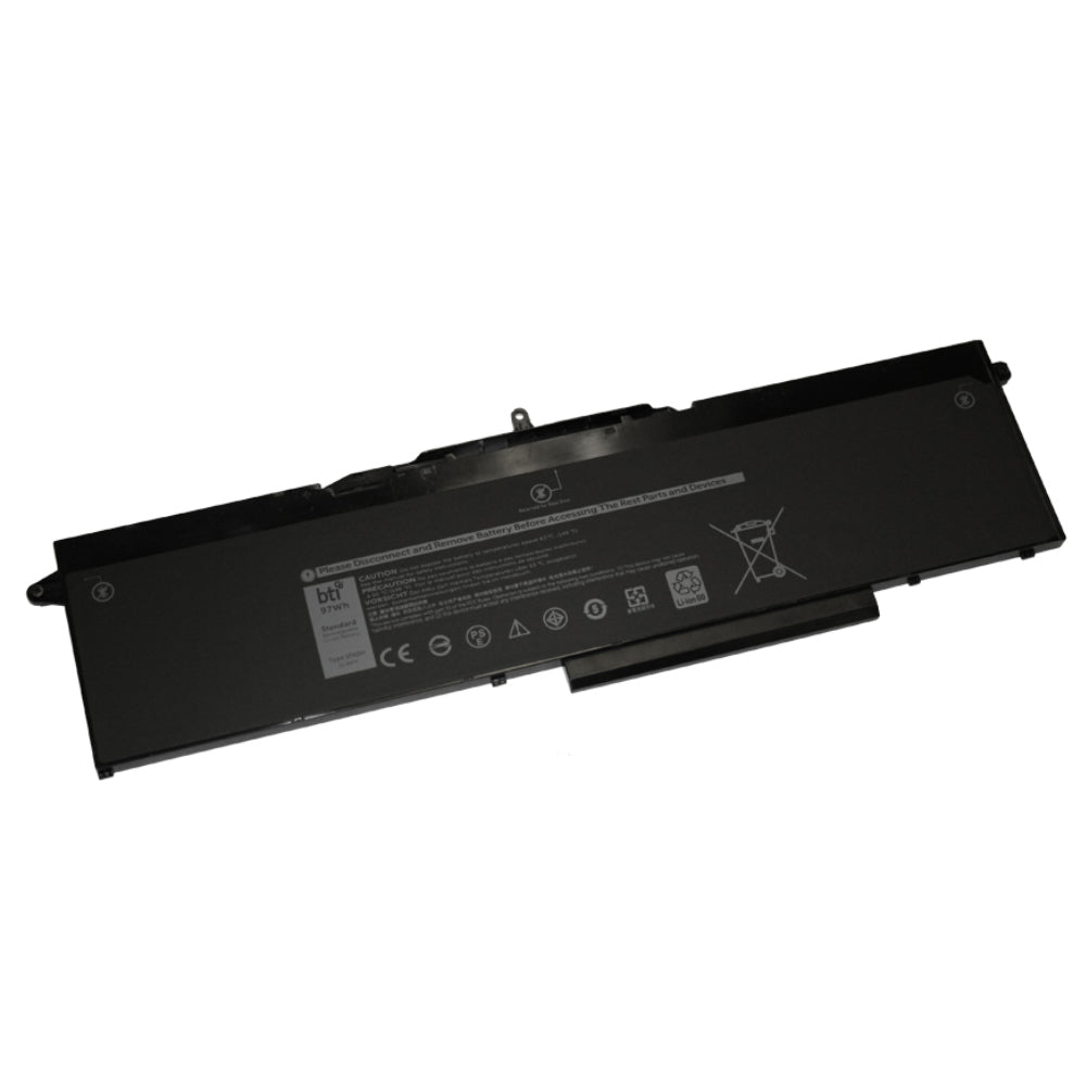 BTI Notebook-Akku – für Dell Precision 7550 / 7750 – 95 Wh, 11,4 V (6 Zellen) – Schwarz