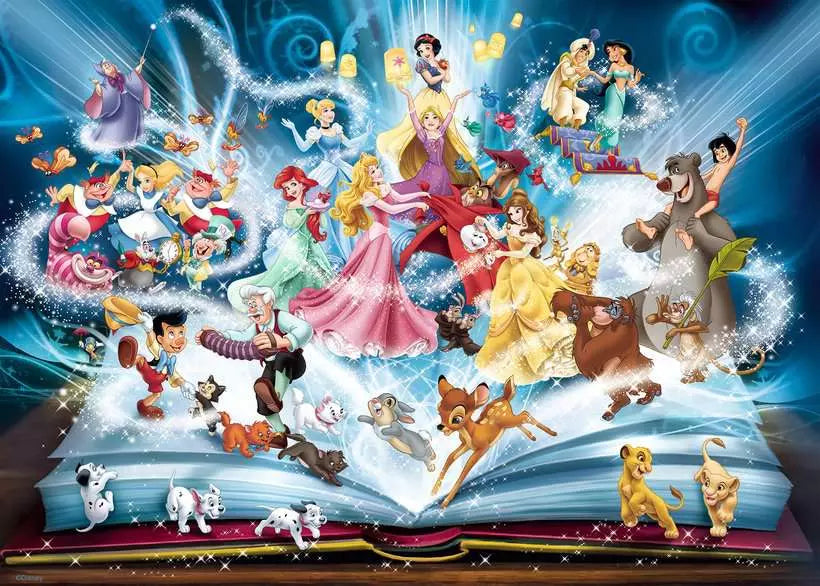 Ravensburger Puzzle Disney's magisches Märchenbuch – 1500 Teile – 60 × 80 cm – ab 14 J.