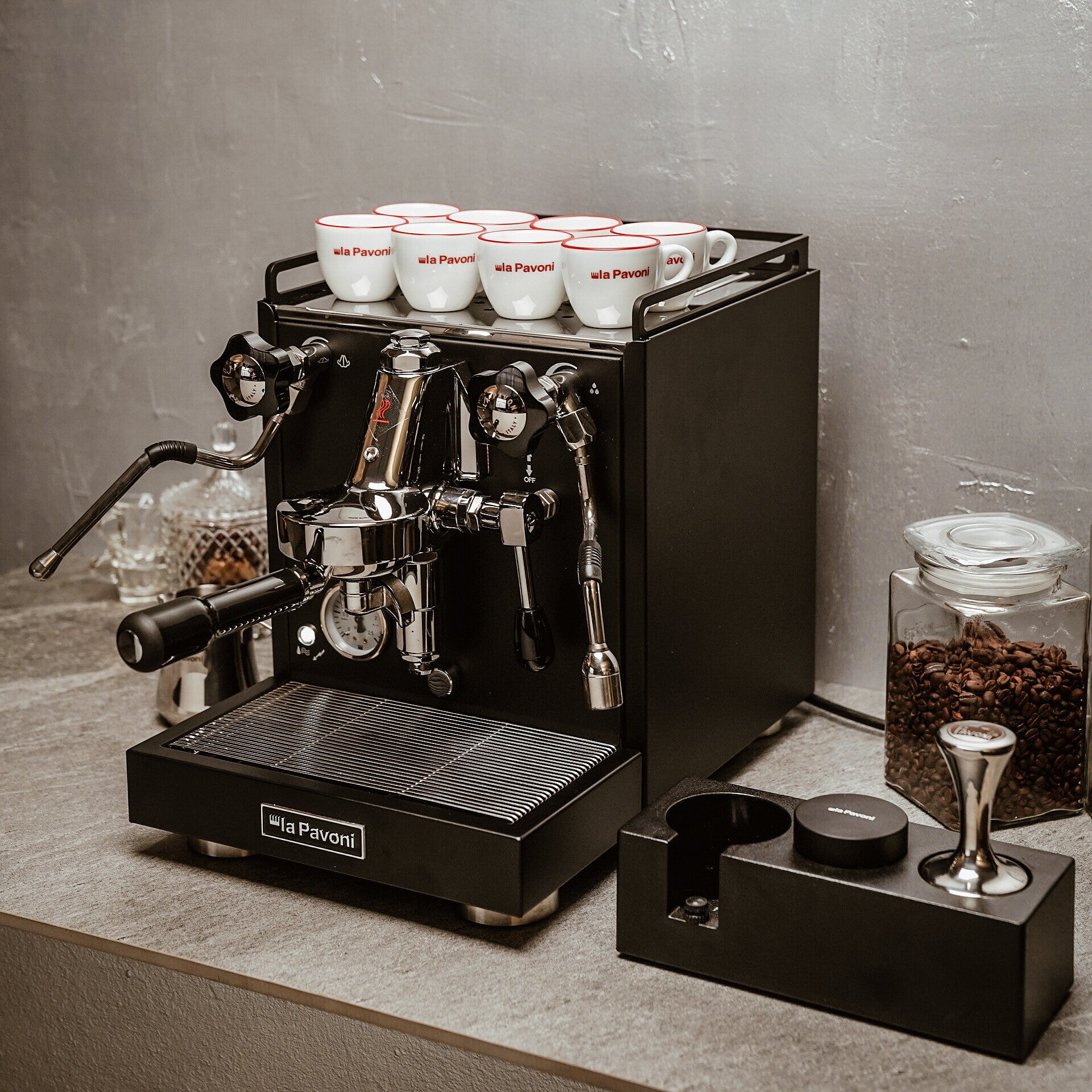 La Pavoni LPSCCB01EU Espressomaschine (Siebträger) – 15 bar, 2,9 l, Milchaufschäumer, 29,5 × 37 × 43 cm
