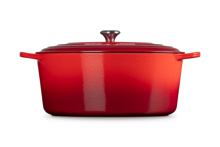 Le Creuset Kochtopf – 13,9 l – Gusseisen, Emaille, für Induktion, Gas, Glaskeramik u. a., Rot