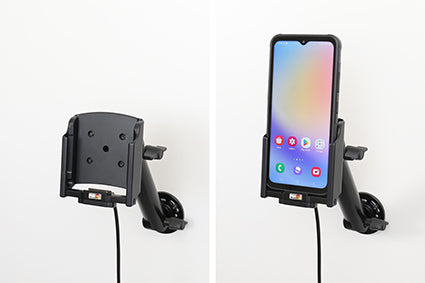 Brodit Lade-/Daten-Cradle – Auto, Schraubbefestigung – für Samsung Galaxy Xcover 7 – Schwarz
