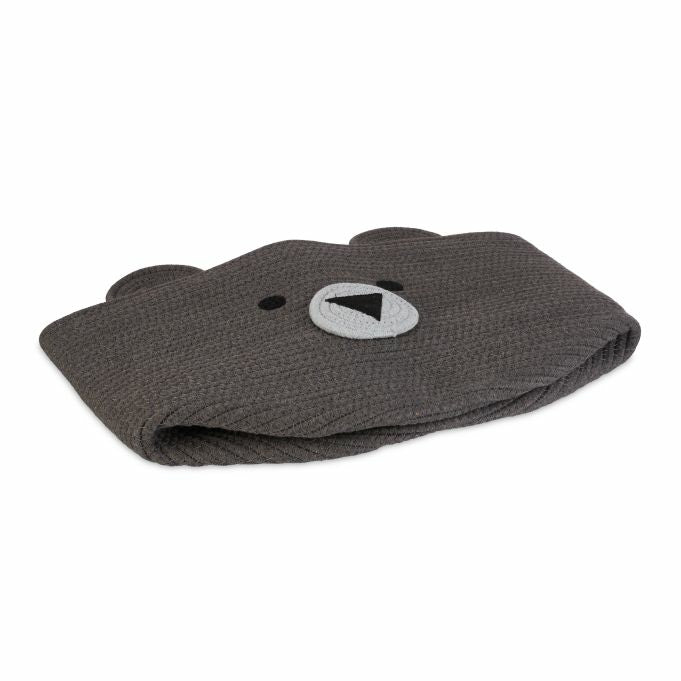 Relaxdays Aufbewahrungskorb 27 l – Baumwolle – Braun – Ø 340 × H 380 mm
