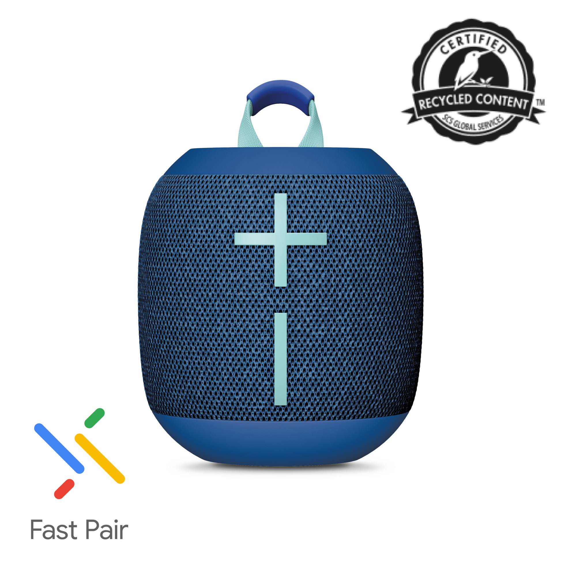 Ultimate Ears Wonderboom 4 – Bluetooth-Lautsprecher – 14 h Akku, Blau