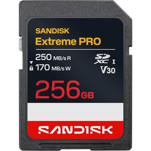 SanDisk Extreme Pro SDXC 256 GB – UHS-I, 250/170 MB/s