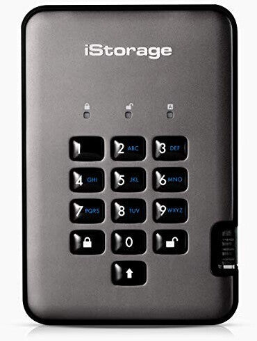 iStorage diskAshur Pro2 SSD 16TB – für 2,5" SSD, USB 3,2 Gen 1