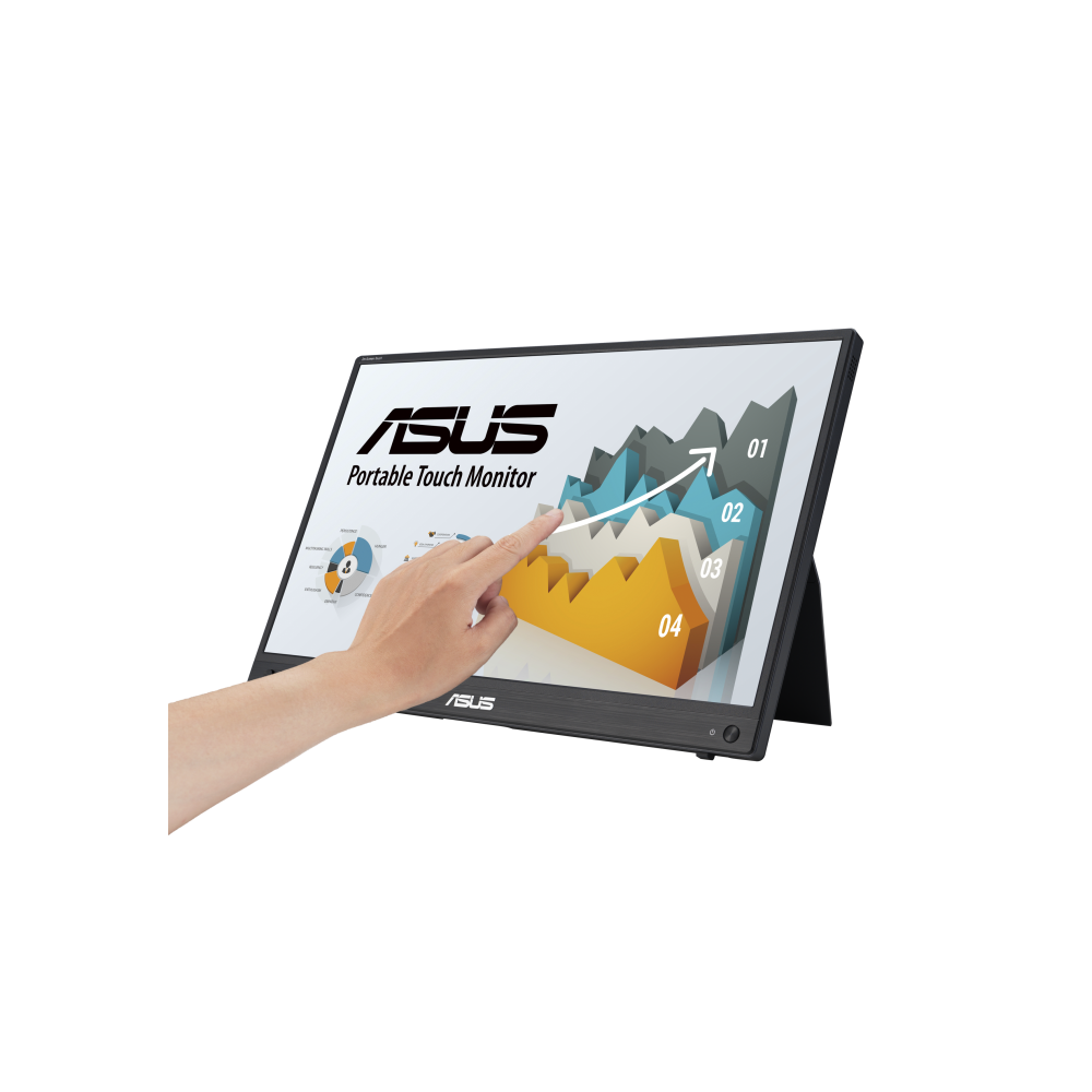 ASUS ZenScreen MB16AHT (90LM0890-B01170) – 15,6" Touch, 1920 × 1080 (Full HD), IPS