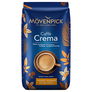 Mövenpick Caffè Crema – Bohnenkaffee – 100% Arabica, Intensität 8, 1 kg