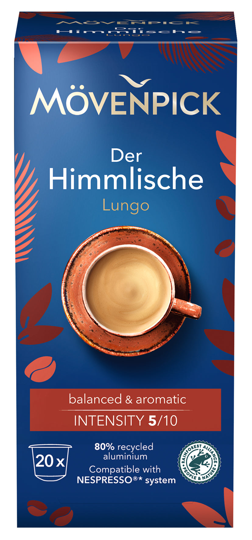 Mövenpick Der Himmlische – Kapseln – Lungo, Intensität 1