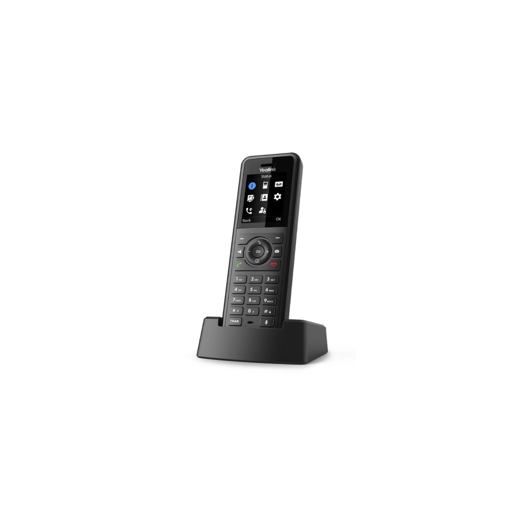 Yealink W57R – WLAN-Telefon (Handgerät), IP54, inkl. Basisstation, Hörer und Ladegerät, DECT