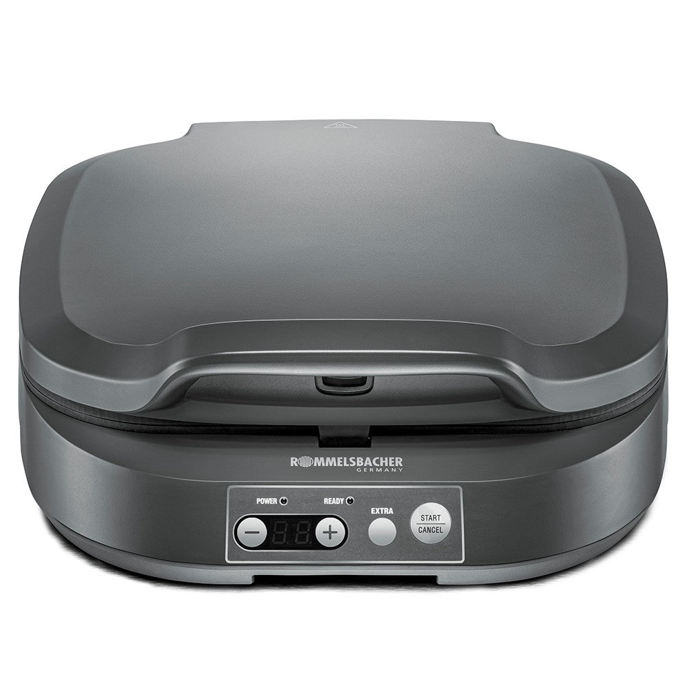 Rommelsbacher Sandwichmaker ST 1800 – 4 Sandwiches, 1800 W, Kunststoff – schwarz