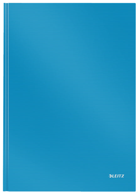 Leitz Notizbuch – A4 – kariert 5 mm – 80 Seiten – 90 g/m² – Hardcover, hellblau