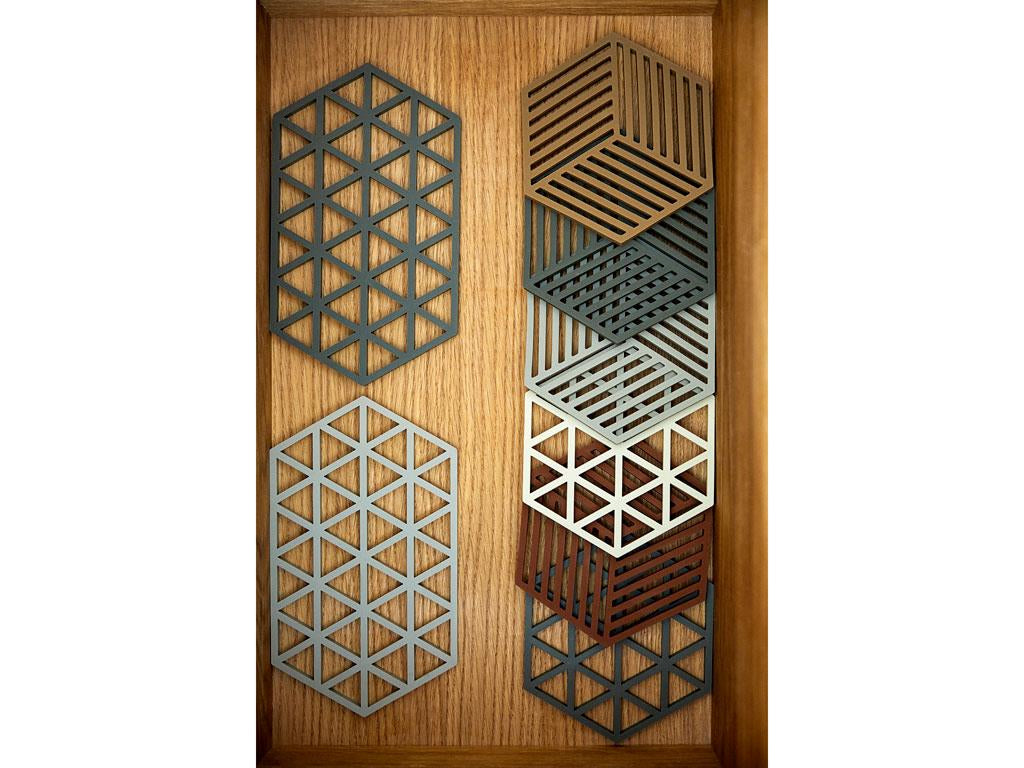 Zone Denmark Topfuntersetzer 16 × 14 × 0,9 cm, Silikon, Terrakotta