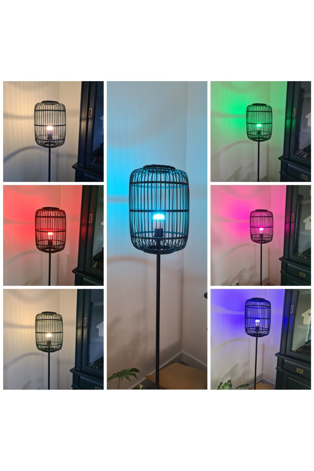 WOOX Smart-Leuchtmittel E27 – RGB+CCT 2700–6500 K, 500 lm, 6 W, WLAN – für Amazon Alexa – 1 Stk. – Weiss