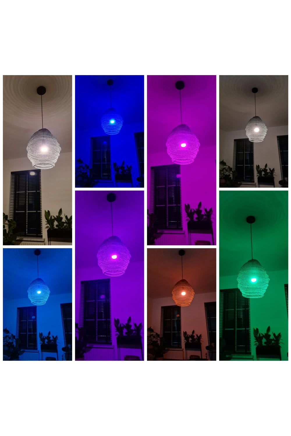 WOOX Smart-Leuchtmittel E27 – RGB+CCT 2700–6500 K, 500 lm, 6 W, WLAN – für Amazon Alexa – 1 Stk. – Weiss