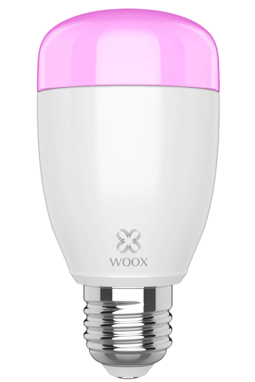WOOX Smart-Leuchtmittel E27 – RGB+CCT 2700–6500 K, 500 lm, 6 W, WLAN – für Amazon Alexa – 1 Stk. – Weiss