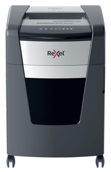 Rexel Momentum XP512+ – Aktenvernichter, DIN P-5, Mikroschnitt 2 × 15 mm, 12 Blatt, 45 l, A4