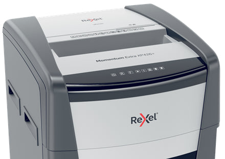 Rexel Momentum Extra XP426+ – Aktenvernichter, DIN P-4, Partikelschnitt 4 × 30 mm, 26 Blatt, 120 l, A4