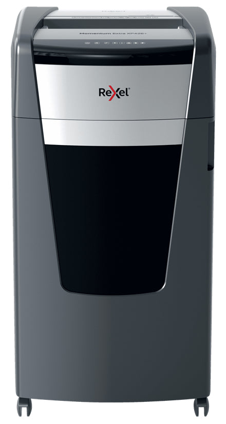 Rexel Momentum Extra XP426+ – Aktenvernichter, DIN P-4, Partikelschnitt 4 × 30 mm, 26 Blatt, 120 l