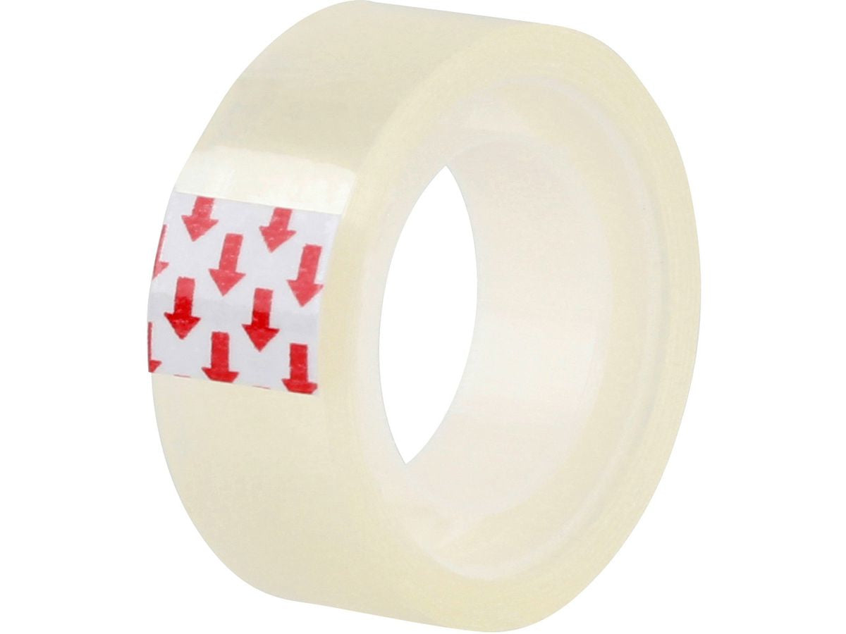 Buroline Klarer Klebefilm – 15 mm × 10 m, transparent, PP, wiederablösbar, 30 Stück