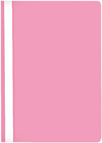 Buroline Schnellhefter für A4, Polypropylen (PP), Pink – Transparenter Vorderdeckel – 25 Stk