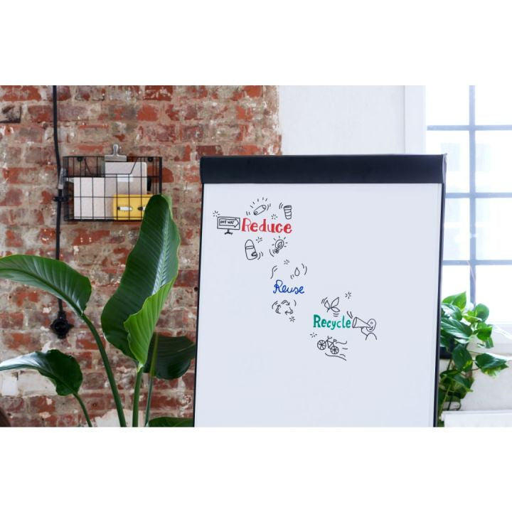Edding Flipchart-Marker 31 EcoLine – Rundspitze 1,5-3 mm – Blau – Nachfüllbar