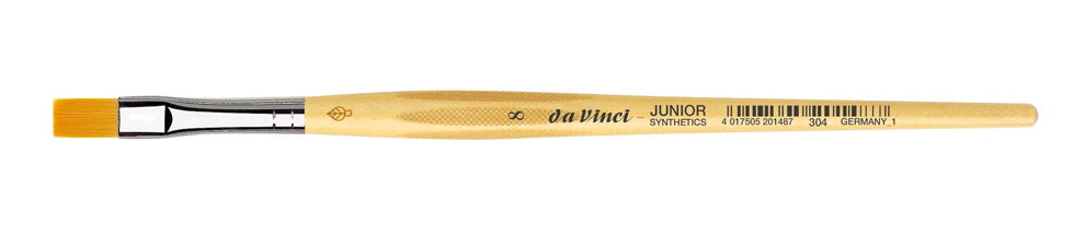Da Vinci JUNIOR Synthetics 304 – Pinsel – Flachpinsel, Grösse 12, Breite 10 mm, Synthetik, 1 Stück