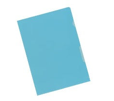 Buroline Sichthülle A4, glatt, blau – 10 Stück